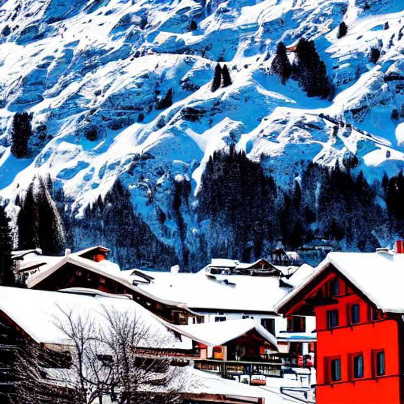 Casais apreciando a vista alpina de Grindelwald, na Suíça, com os campos floridos e montanhas imponentes, curtindo ao máximo o seu feriado de primavera.