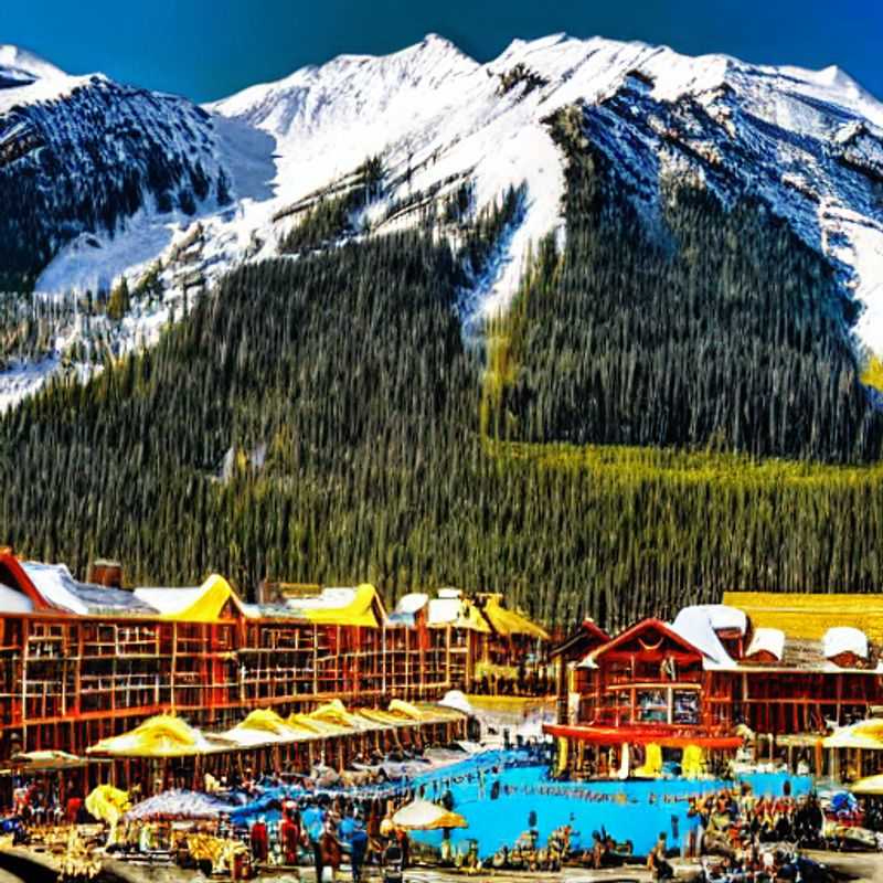 Des vacanciers profitant des pistes ensoleillées de Kicking Horse, Canada, une destination printanière parfaite pour le ski et l'aventure pendant les vacances de mars.