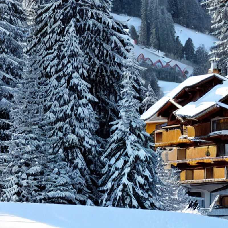 Lush green slopes and charming chalets nestled in the Swiss Alps: Discovering the vibrant spring of Villars-sur-Ollon during spring break.