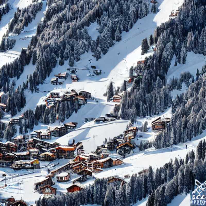 Vue imprenable sur St. Anton am Arlberg, Autriche, baignée par le soleil printanier, un paradis pour des vacances de printemps inoubliables.