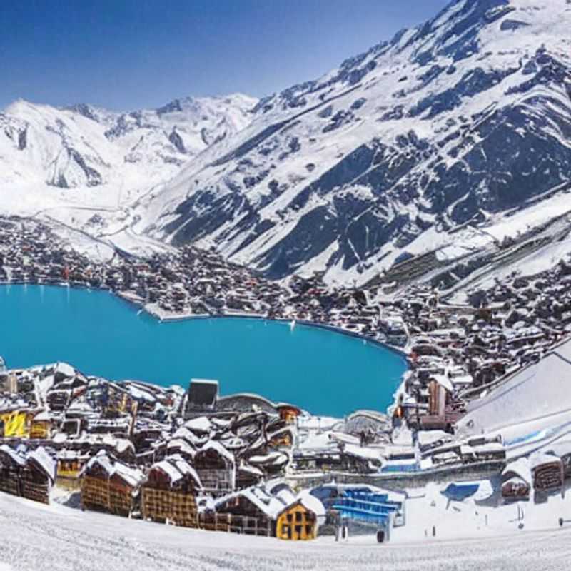 Casais brindando com vinho austríaco, com as montanhas cobertas de neve de Obergurgl ao fundo, aproveitando ao máximo as férias de primavera neste paraíso alpino.