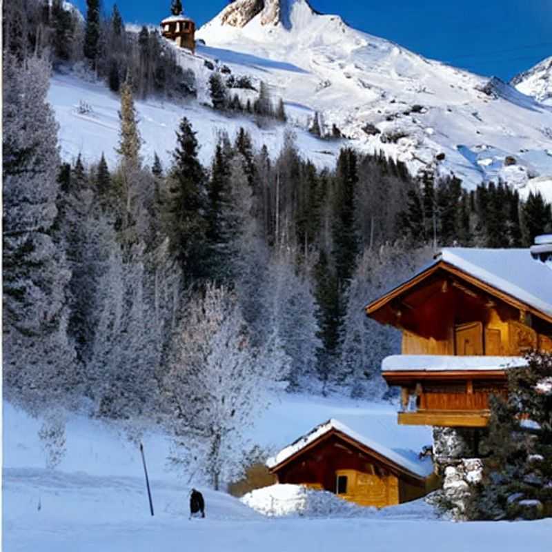 Spring break bliss in Serre Chevalier, France: A vibrant burst of wildflowers amidst the snowy peaks, promising sun-kissed adventures for all.