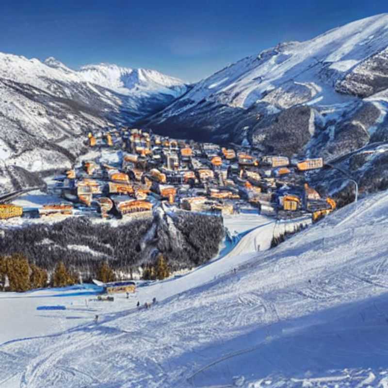 Spring break bliss in Serre Chevalier, France: Skiing, sun, and smiles amongst the breathtaking alpine scenery.