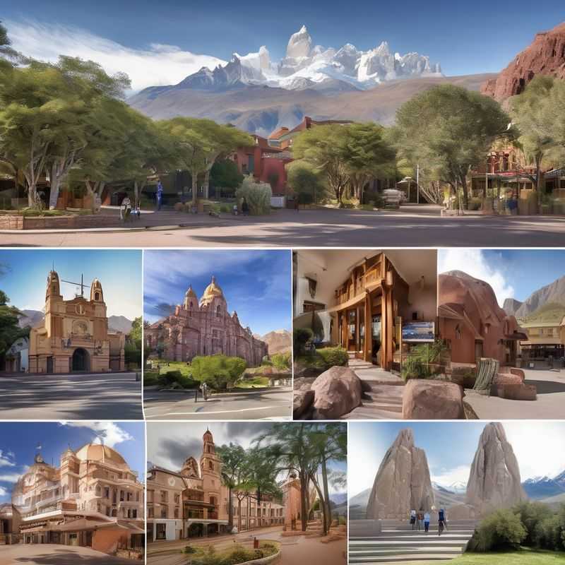 Vista panorámica del imponente Cerro Catedral, Argentina, cubierto de nieve y listo para la aventura invernal, un destino de ensueño para los amantes de la montaña.