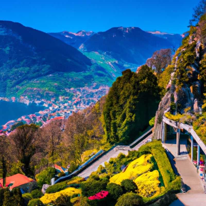 Lago Brienz visto de Hardergrat: Beleza alpina na primavera