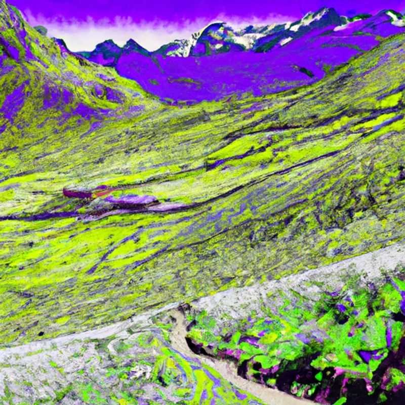 Six digital nomads traverse the breathtaking Lares Trek in Peru during springtime, immersing themselves in the vibrant hues and serene landscapes of the Andes Mountains.