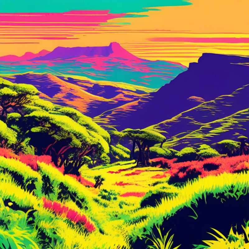 Pareja disfrutando de las impresionantes vistas de las Montañas Simien en Etiopía, explorando la cultura local durante su viaje de 5 días en una caravana en primavera.