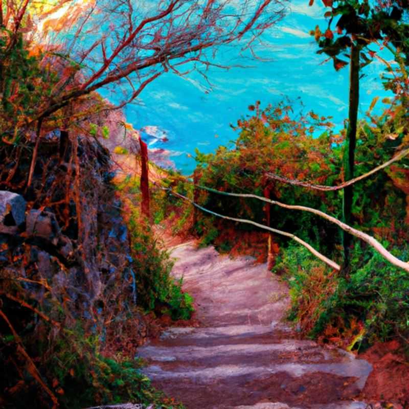 Six friends embarking on an unforgettable journey along the breathtaking Sentiero Azzurro trail, marveling at the vibrant fall foliage and the azure waters of Cinque Terre, Italy, during their 5-day autumn adventure.