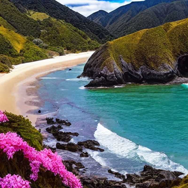 Le Sentier Heaphy en Nouvelle-Zélande, une vue magnifique au printemps.