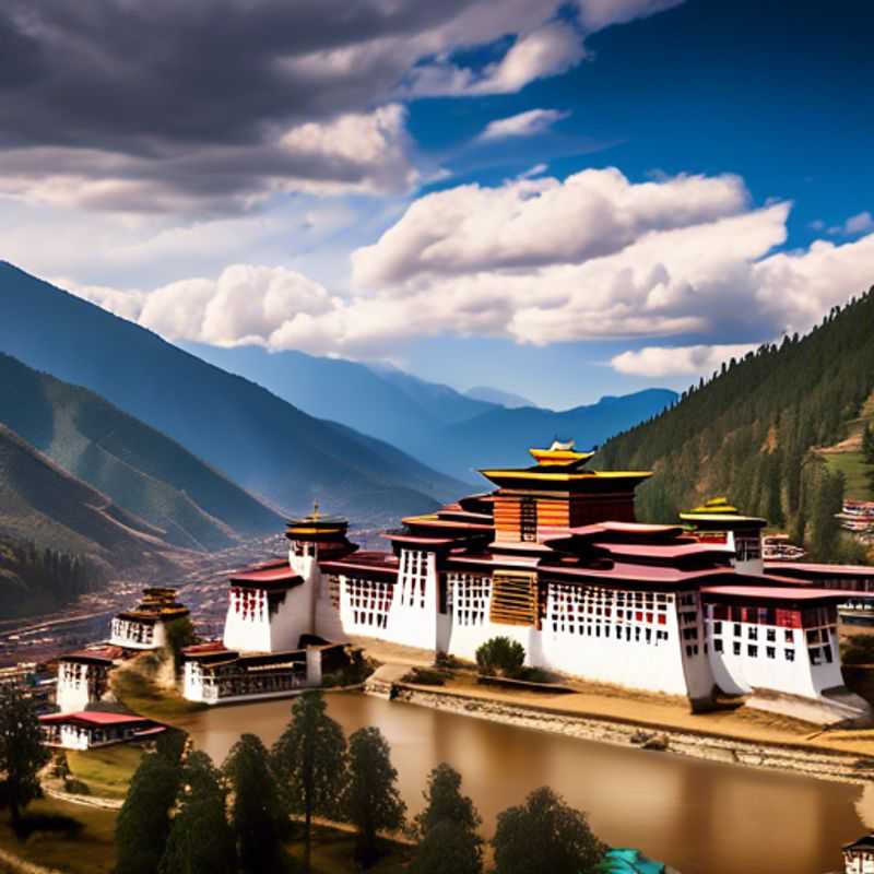 Randonnée vers le monastère emblématique de Taktsang (Nid du Tigre) dans le Snowman Trek au Bhoutan pendant l'été