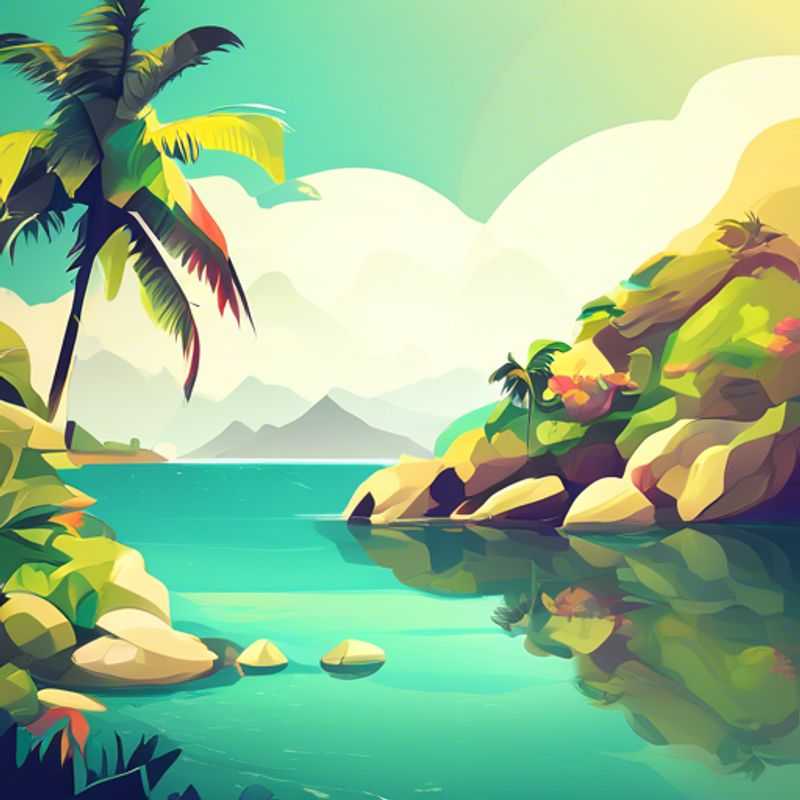 A lone backpacker, fueled by adventure, immerses themselves in the vibrant tapestry of Parque Tayrona, Colombia, during a two-week spring exploration. The image captures the lush green jungle canopy, a pristine beach, and a sense of tranquility, embodying the allure of solo travel in this Colombian paradise.