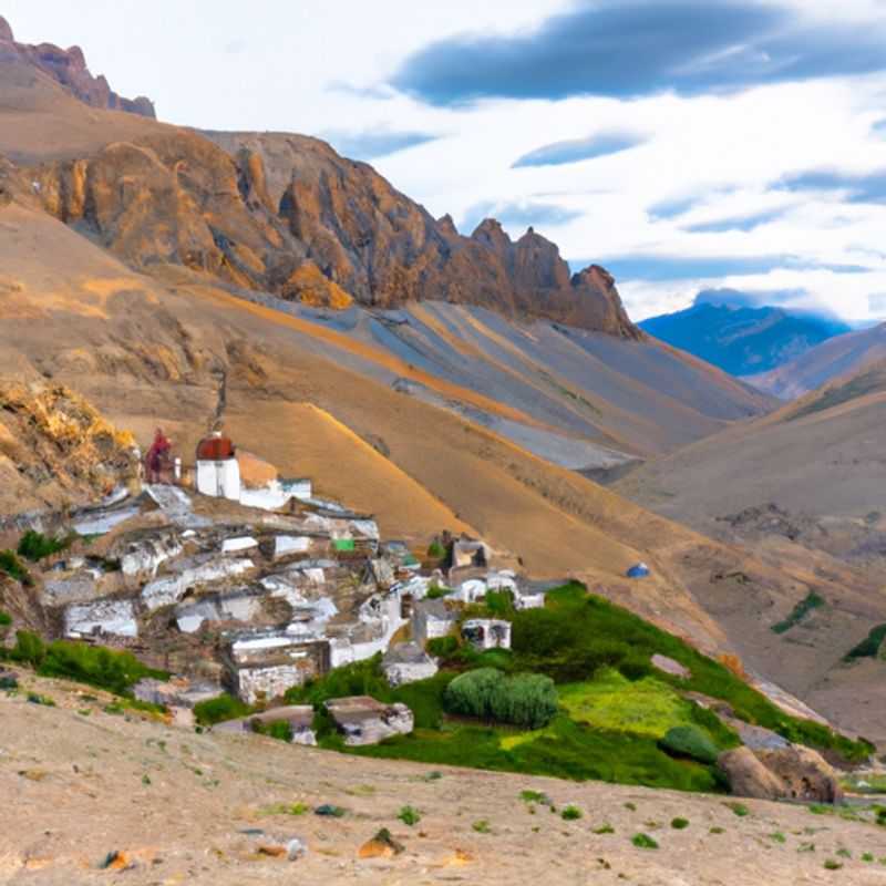 Camping Under the Stars in Spiti Valley Trek, India During Spring