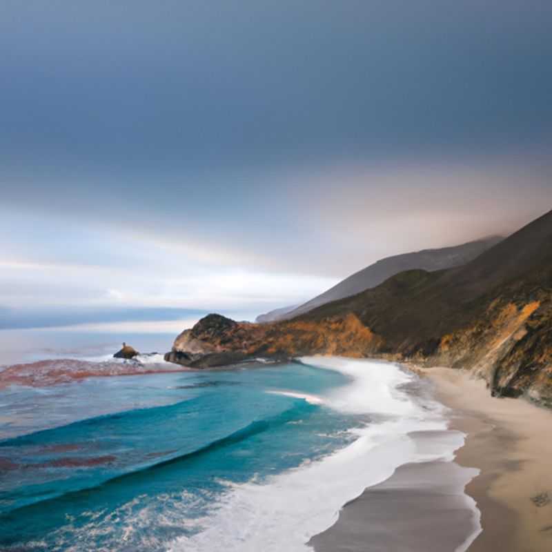 A solo traveler, immersed in the serene embrace of Big Sur, USA, captures the rugged coastline's dramatic beauty with the iconic Bixby Bridge standing tall in the background. This digital nomad's 5-day winter sojourn promises a harmonious blend of solitude and breathtaking natural wonders.