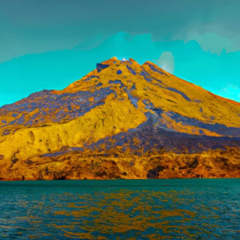 A couple embarking on an awe-inspiring trek through Mount Rinjani's lush greenery, surrounded by the vibrant hues of spring, during their week-long adventure in Indonesia.