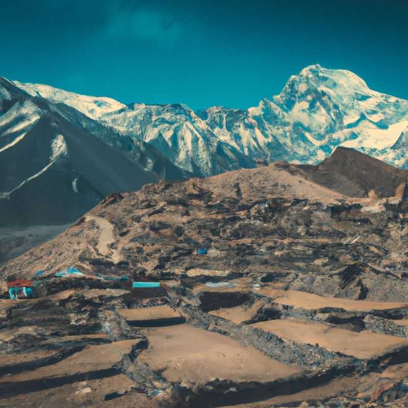 Exploration de la faune et de la flore locales dans l'Annapurna Circuit, au Népal, au printemps