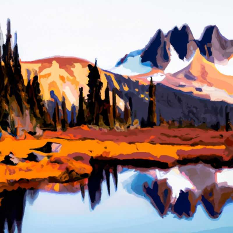 A solitary figure stands in awe beneath the towering Black Tusk, its jagged peak piercing the crisp autumn sky of British Columbia, Canada. The traveler has embarked on a 24-hour solo journey to unravel the mysteries of this enigmatic mountain.