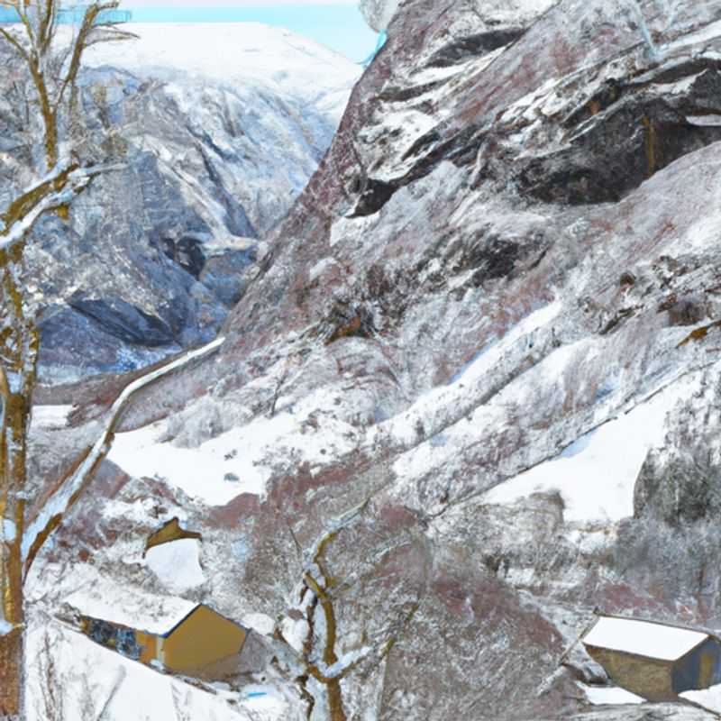 A solitary figure traverses the snow-laden landscapes of Aurlandsdalen Valley, Norway, during a two-week winter sojourn. The vast expanse stretches out before them, a testament to the raw beauty and tranquility of the Norwegian wilderness.