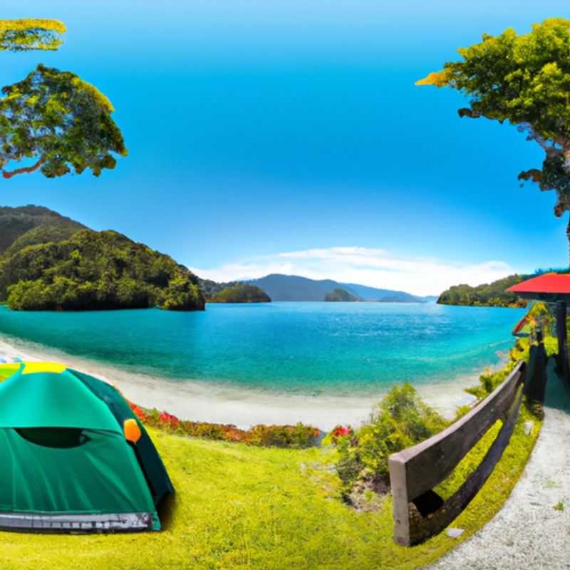 Um Piquenique Inesquecível em Davies Bay na Trilha de Queen Charlotte, Nova Zelândia no Outono