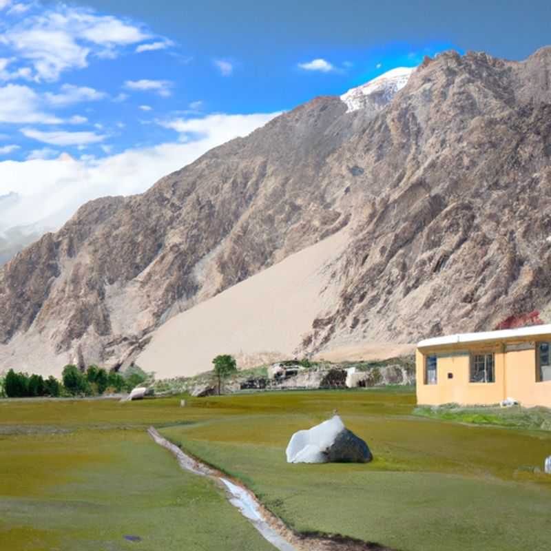 Explore the Ruins of Yamchun Fort in Pamir Mountains, Tajikistan, During the Enchanting Embrace of Winter