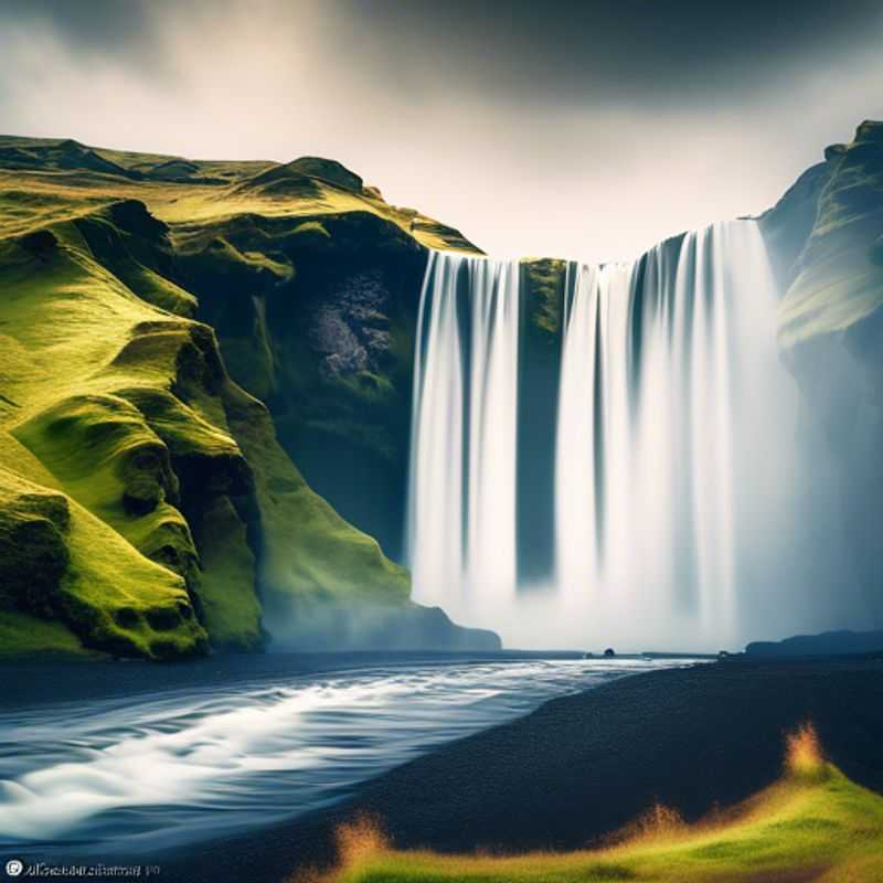Un groupe de six nomades numériques, The Social Media Traveler, explorant la Route Circulaire d'Islande pendant 24 heures, entre l'été et l'automne, entouré de paysages à couper le souffle et de couleurs vibrantes.