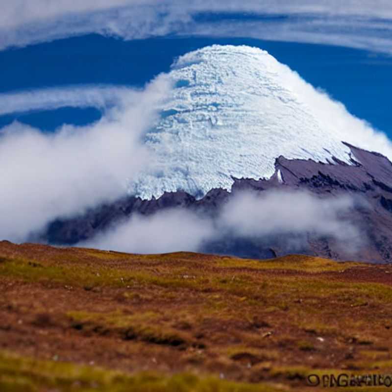 Here are a few options for alt text in Portuguese for an image of Cotopaxi National Park in an article about whether it's good for a summer holiday:
