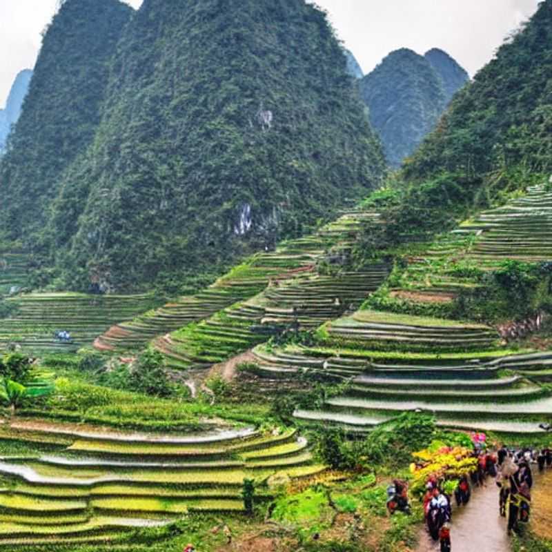 Boucle de Ha Giang au printemps : paysages époustouflants des rizières en terrasses et montagnes verdoyantes. Idéal pour les vacances de printemps ?
