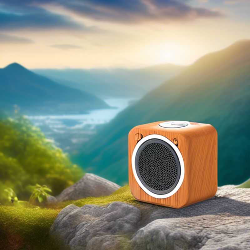 Un altavoz Bluetooth portátil ideal para disfrutar de música en cualquier lugar.