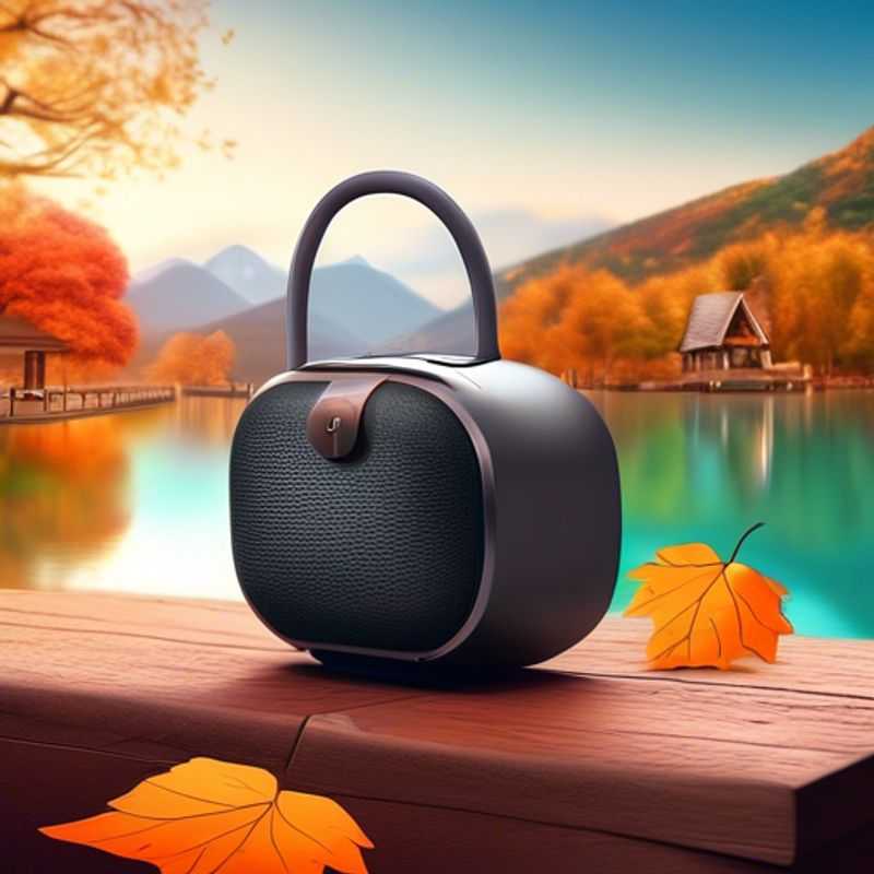 Un altavoz Bluetooth portátil ideal para disfrutar de música en cualquier lugar.