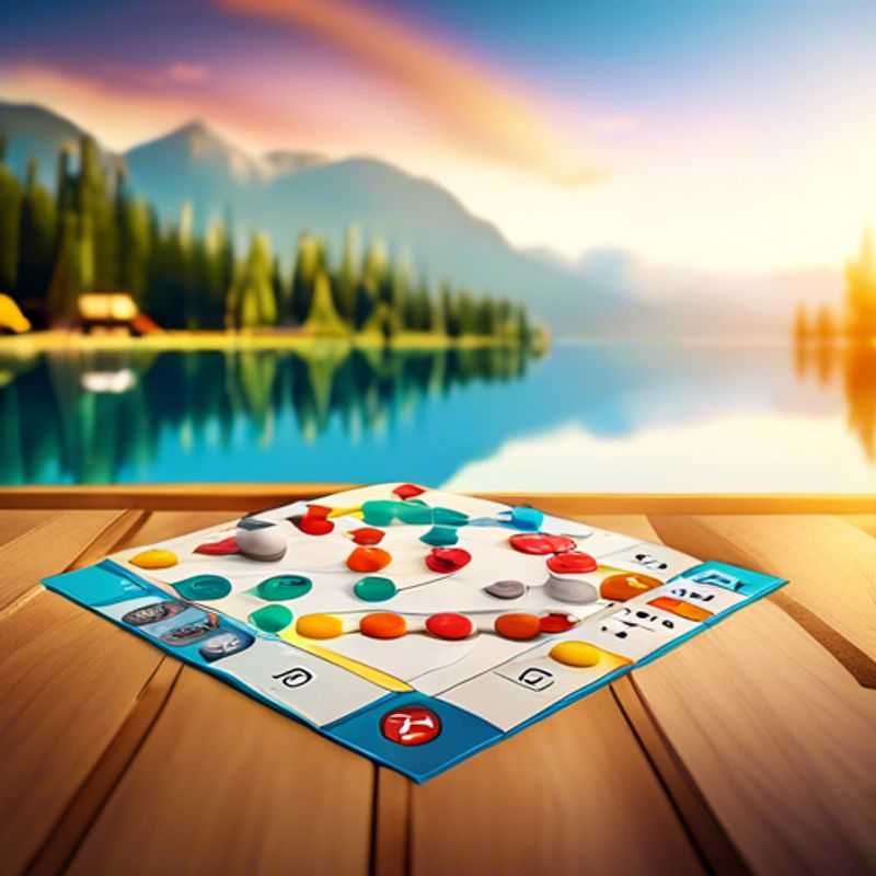 A close-up shot of a curated selection of travel-sized board games and card games, perfect for bringing a touch of fun and connection on your next adventure.