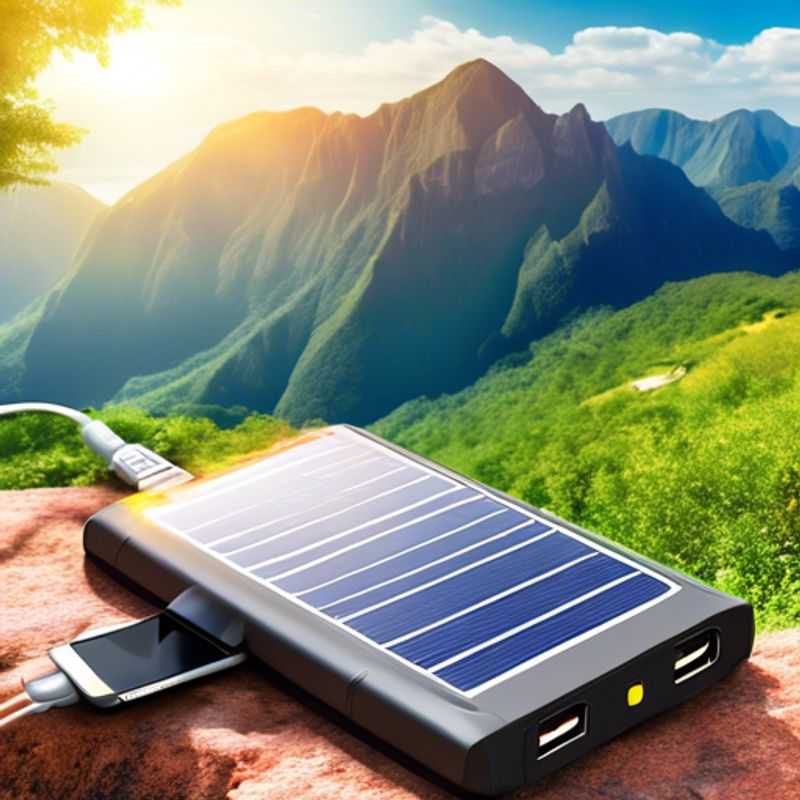 Chargeur solaire compact pour recharger vos appareils électroniques en voyage, idéal pour les nomades digitaux et les aventuriers.