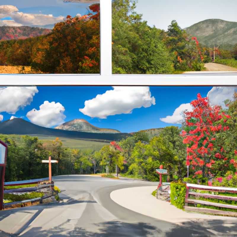 Visita a la Casa de Robert Frost en White Mountains, New Hampshire, EE. UU. durante el verano