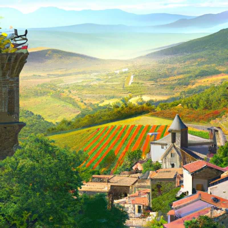 Uma visita ao Castelo de Lastours no País Cátaro durante o outono