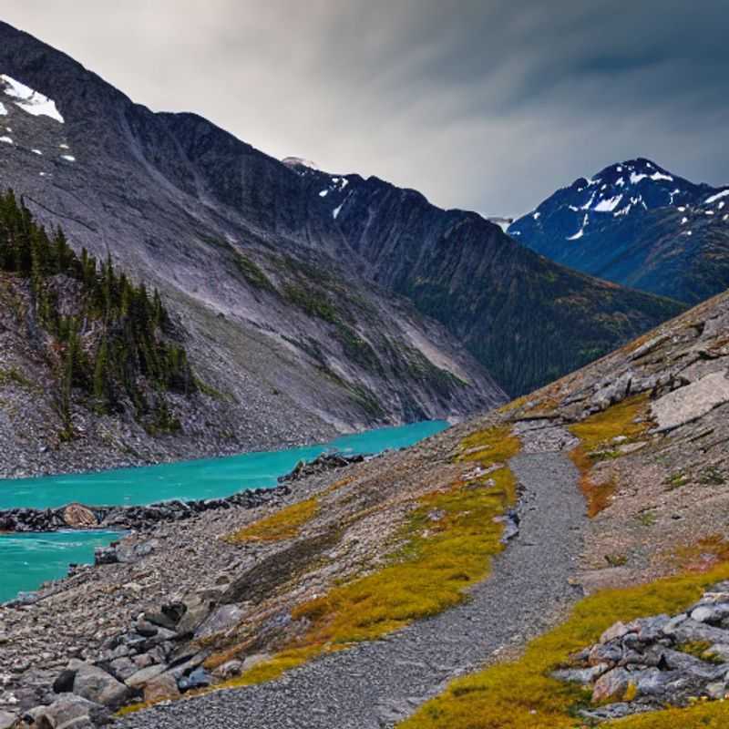 Trilha Chilkoot, EUA e Canadá, na primavera: paisagens deslumbrantes e trilhas desafiadoras.