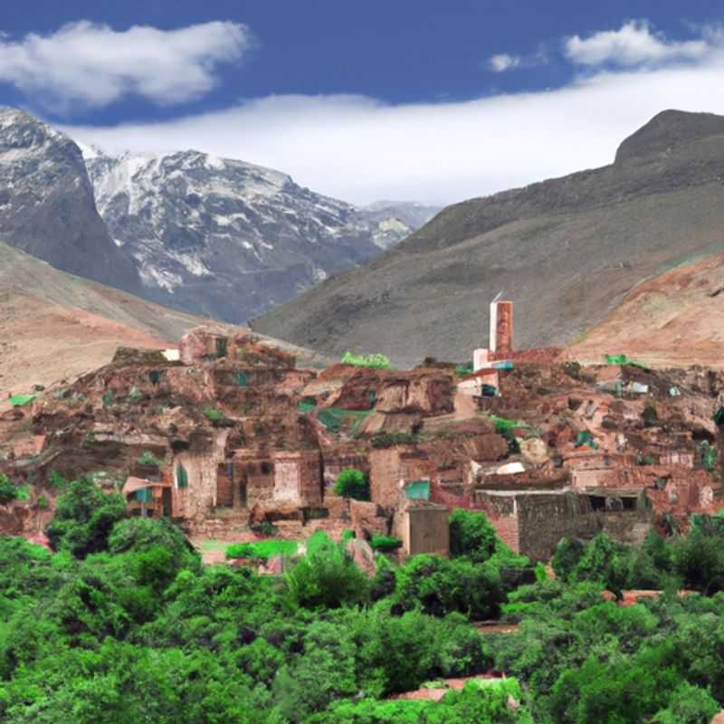 Hiking in Toubkal National Park: A Fall Foliage Adventure in the Atlas Mountains of Morocco