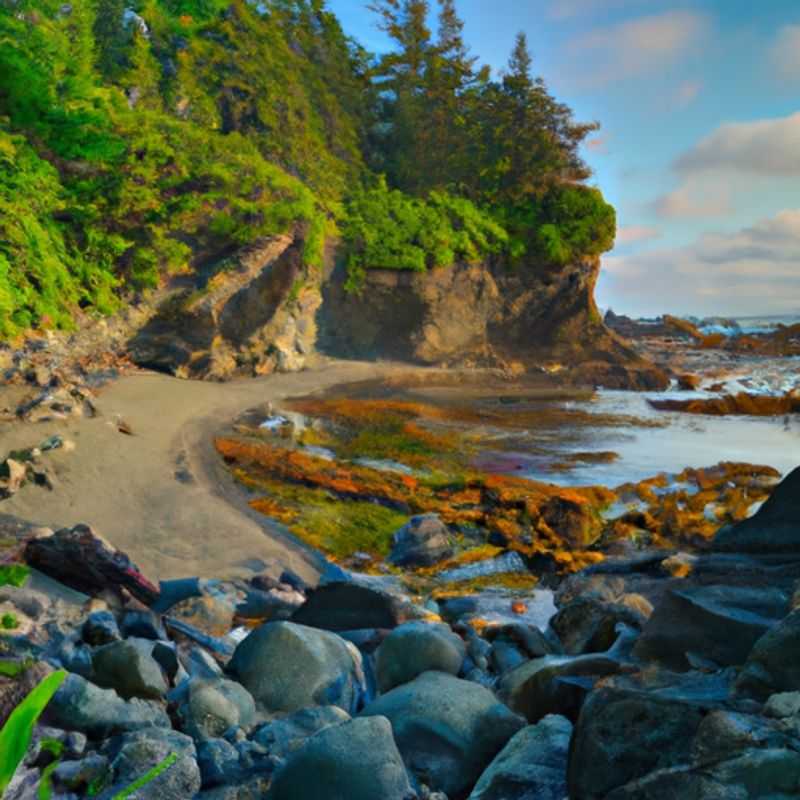Exploring the Treasures between the Tides&#58; A Journey to Botanical Beach in Juan de Fuca Trail
