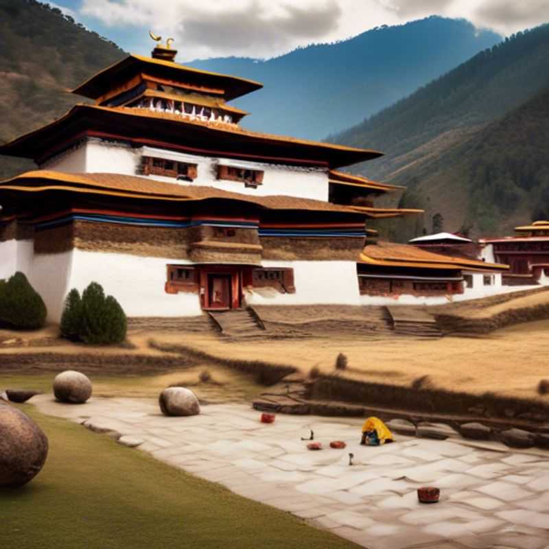 Découvrir le Dzong coloré de Paro et ses marchés environnants lors du trek de l'homme de neige au Bhoutan en été