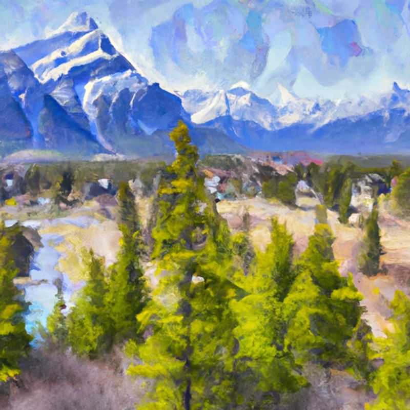 A family with children embarks on a 5-day springtime adventure in Banff, Canada, surrounded by the breathtaking beauty of snow-capped mountains and pristine lakes, creating lasting memories against a backdrop of nature's grandeur.