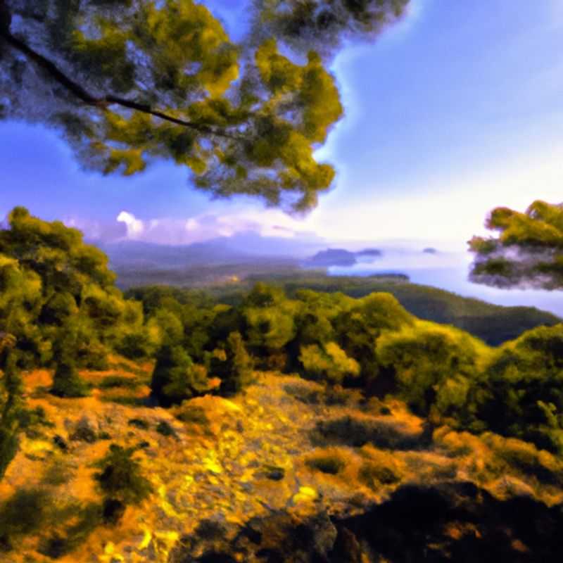 Four intrepid hikers traverse the breathtaking Lycian Way in Turkey during the vibrant spring season, surrounded by the stunning natural beauty of the trail.