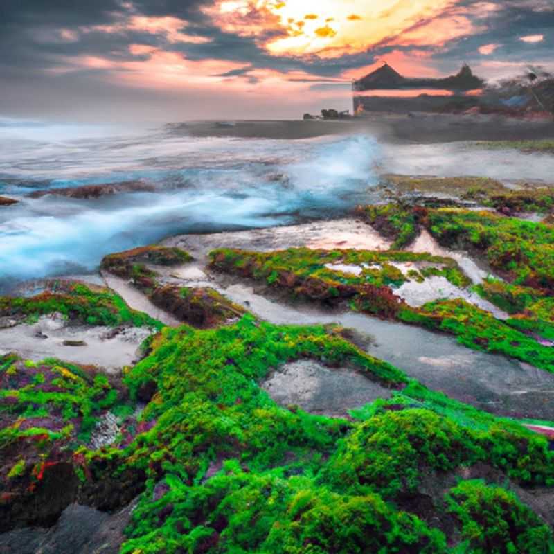 A solo traveler exploring the vibrant streets of Canggu, Indonesia, during a 5-day spring adventure, immersing in the local culture and embracing the bohemian vibes of this enchanting coastal paradise.