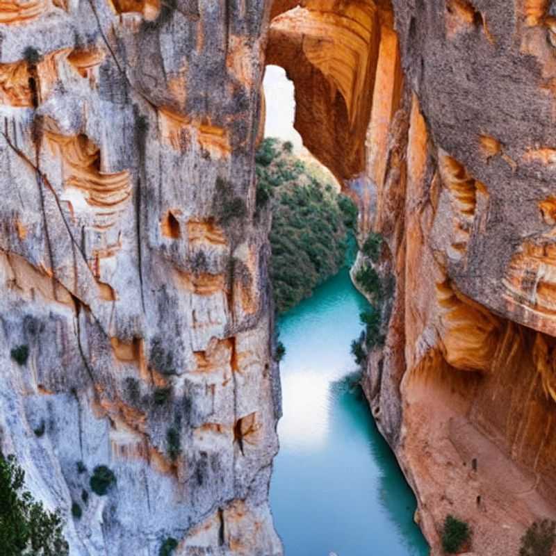 Le Caminito del Rey au printemps : une vue imprenable sur le spectaculaire défilé des Gaitanes.