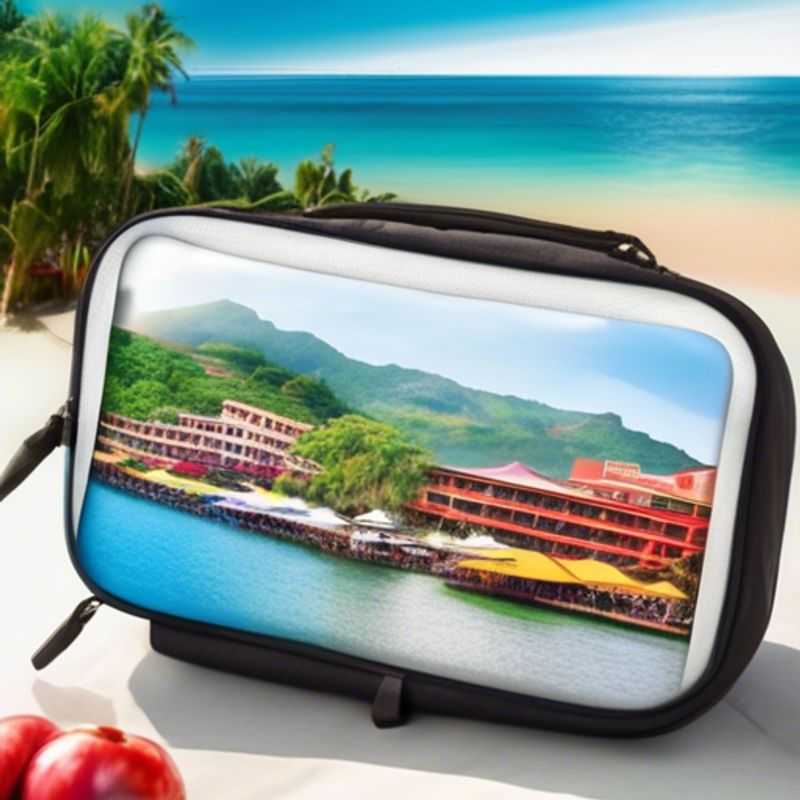 A close-up shot of neatly organized compression packing cubes, showcasing their ability to maximize space and compress clothing for efficient travel.