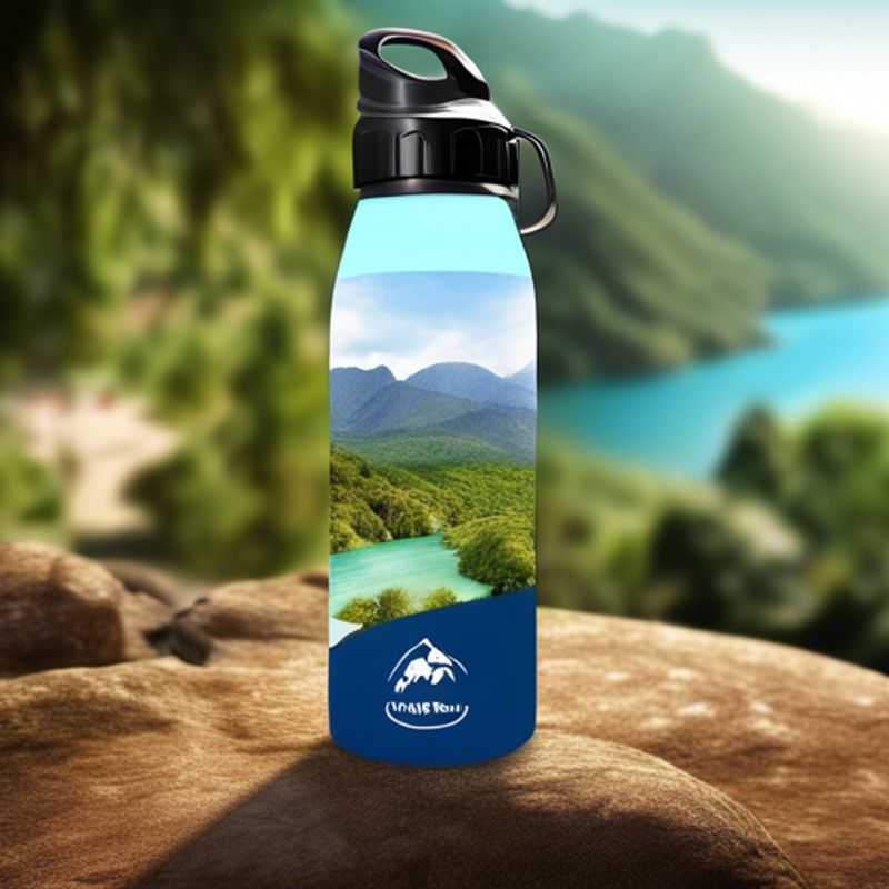 A close-up shot of a sleek, reusable water bottle, highlighting its modern design and eco-friendly appeal. This image is part of a guide on key considerations for choosing the right reusable water bottle for your needs.