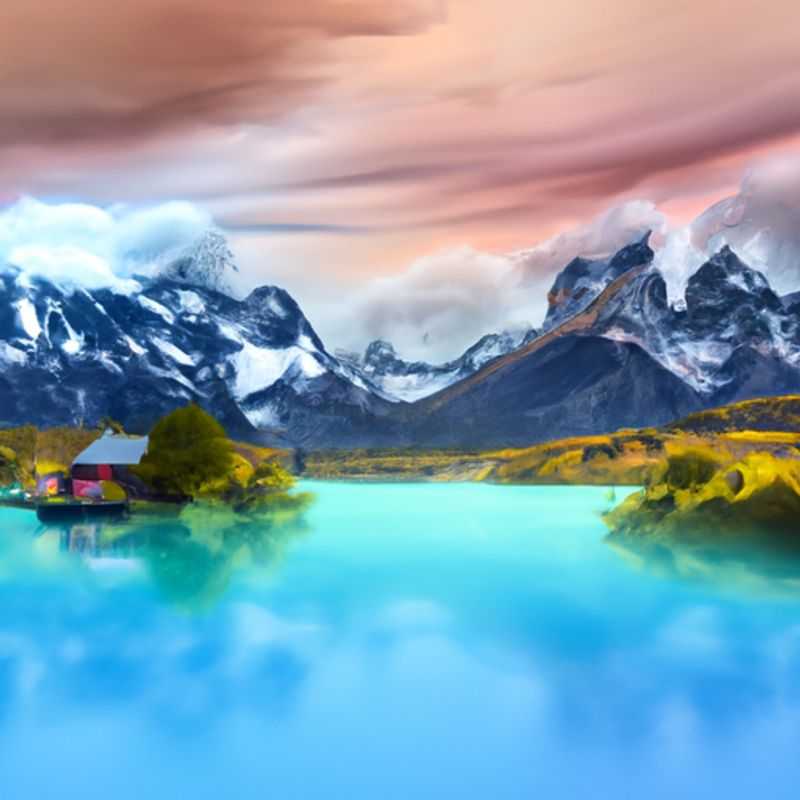 The Enchanting Fall Tapestry of Grey Glacier in Torres del Paine
