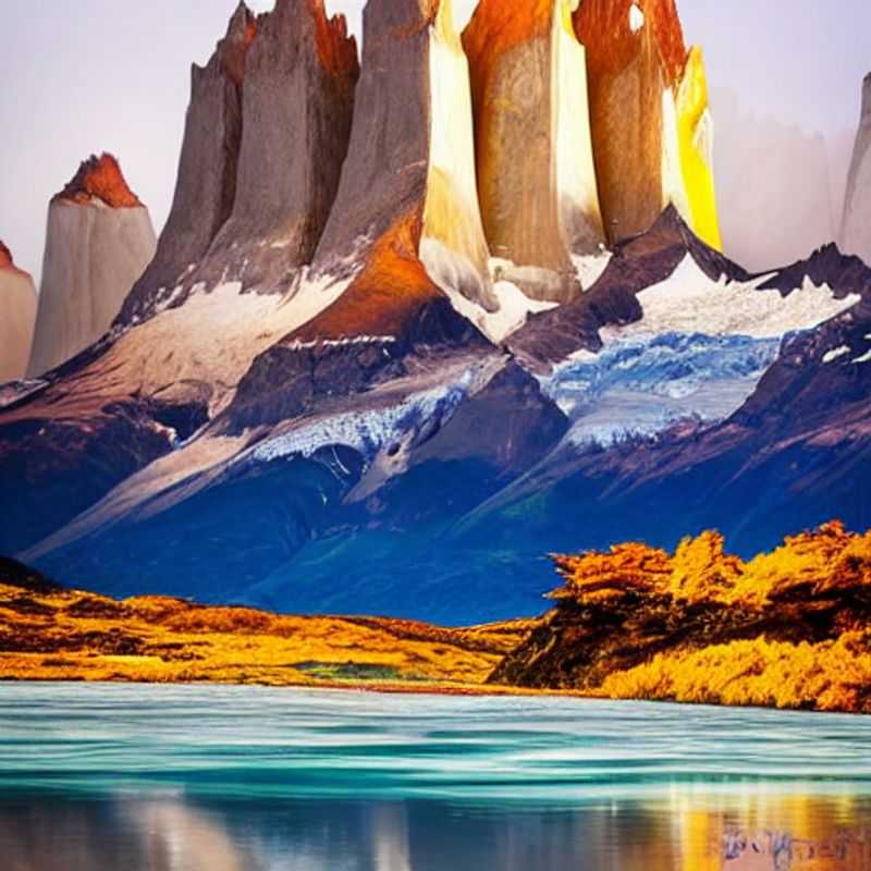 Le massif majestueux des Torres del Paine sous le soleil estival chilien.