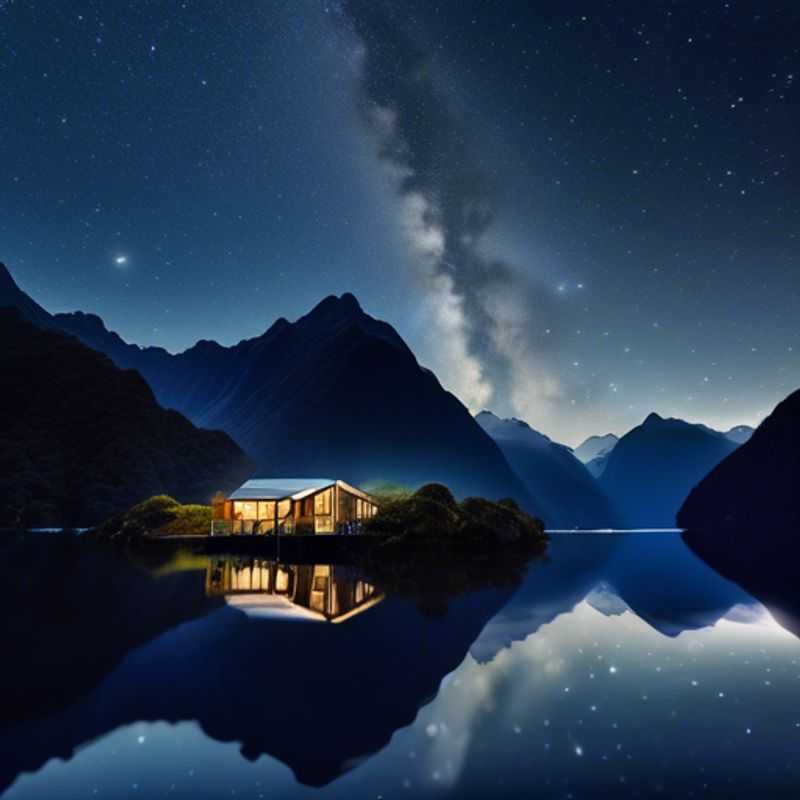 Acampa en un sitio designado a lo largo del Milford Track entre el invierno y la primavera