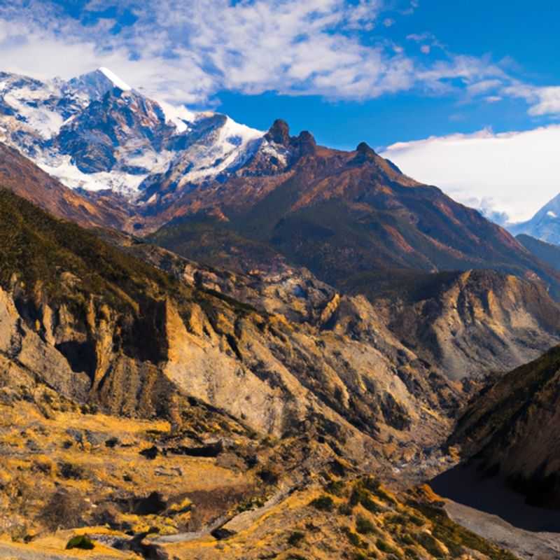 Trek sur le circuit d'Annapurna au Népal au printemps : un pèlerinage himalayen