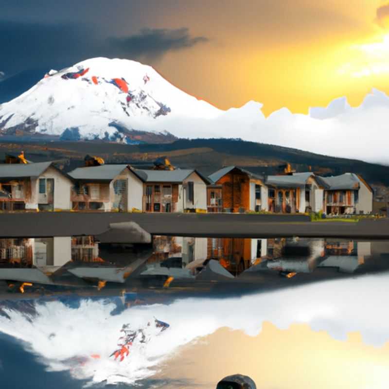 A lone digital nomad immerses themselves in the breathtaking wilderness of Cotopaxi National Park, Ecuador, during a 4-day autumnal retreat, surrounded by the park's iconic snow-capped volcano and Andean landscapes.