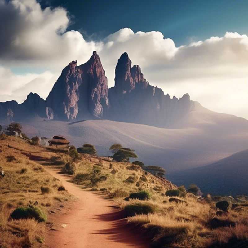 Un grupo de cuatro nómadas digitales, los Staycationers, disfrutando de una impresionante vista panorámica del Monte Kenia, con sus picos cubiertos de nieve, durante una escapada de 24 horas entre el verano y el otoño.