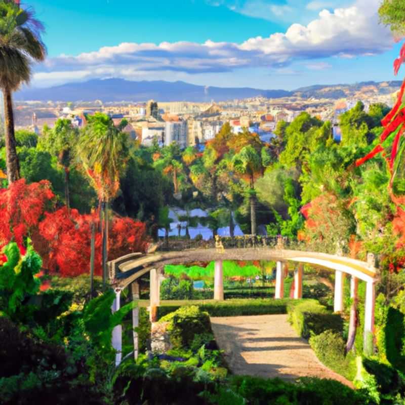 Parque de Málaga: Um Oásis de Beleza na Primavera
