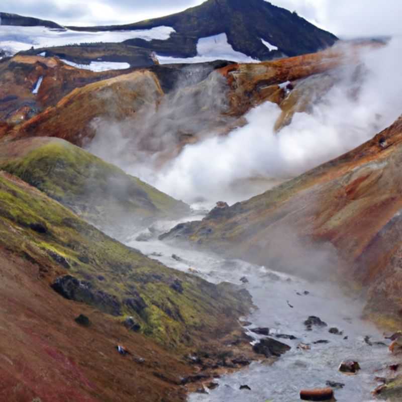 Observation des aurores boréales au Laugavegur et au Fimmvörðuháls&#44; Islande au printemps